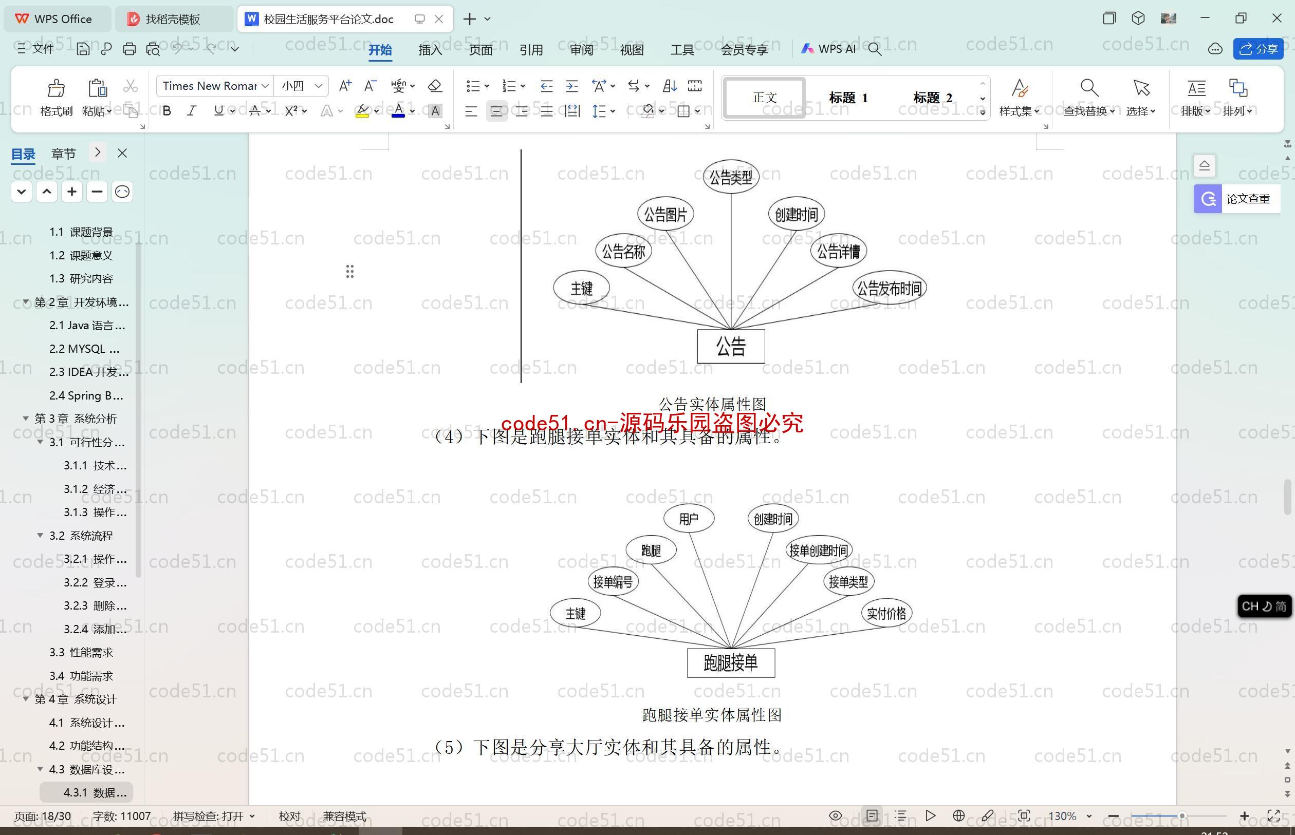 基于SpringBoot+MySQL+SSM+Vue.js的校园生活服务(附论文)