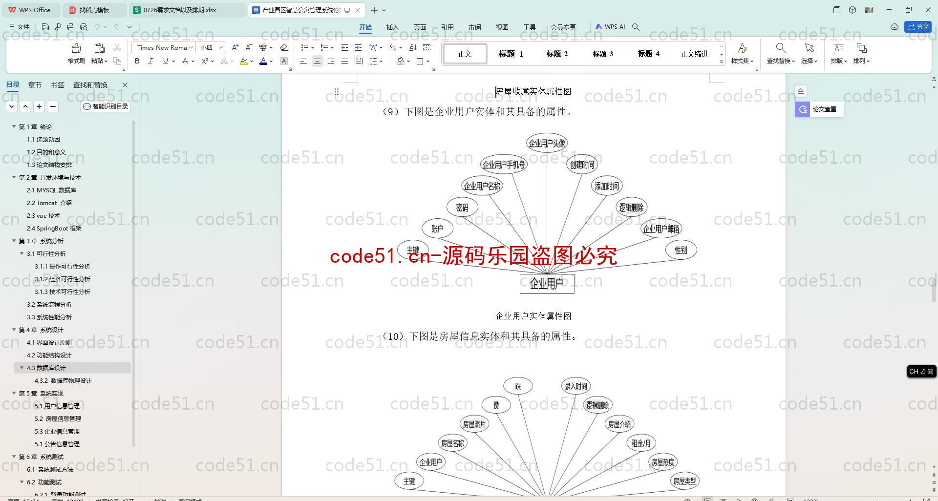 基于SpringBoot+MySQL+SSM+Vue.js的产业园区公寓管理系统(附论文)