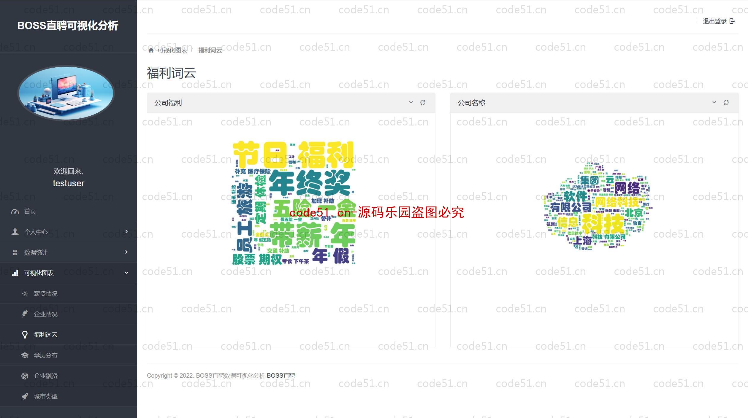 基于Python+Django+MySQL+招聘数据分析可视化系统