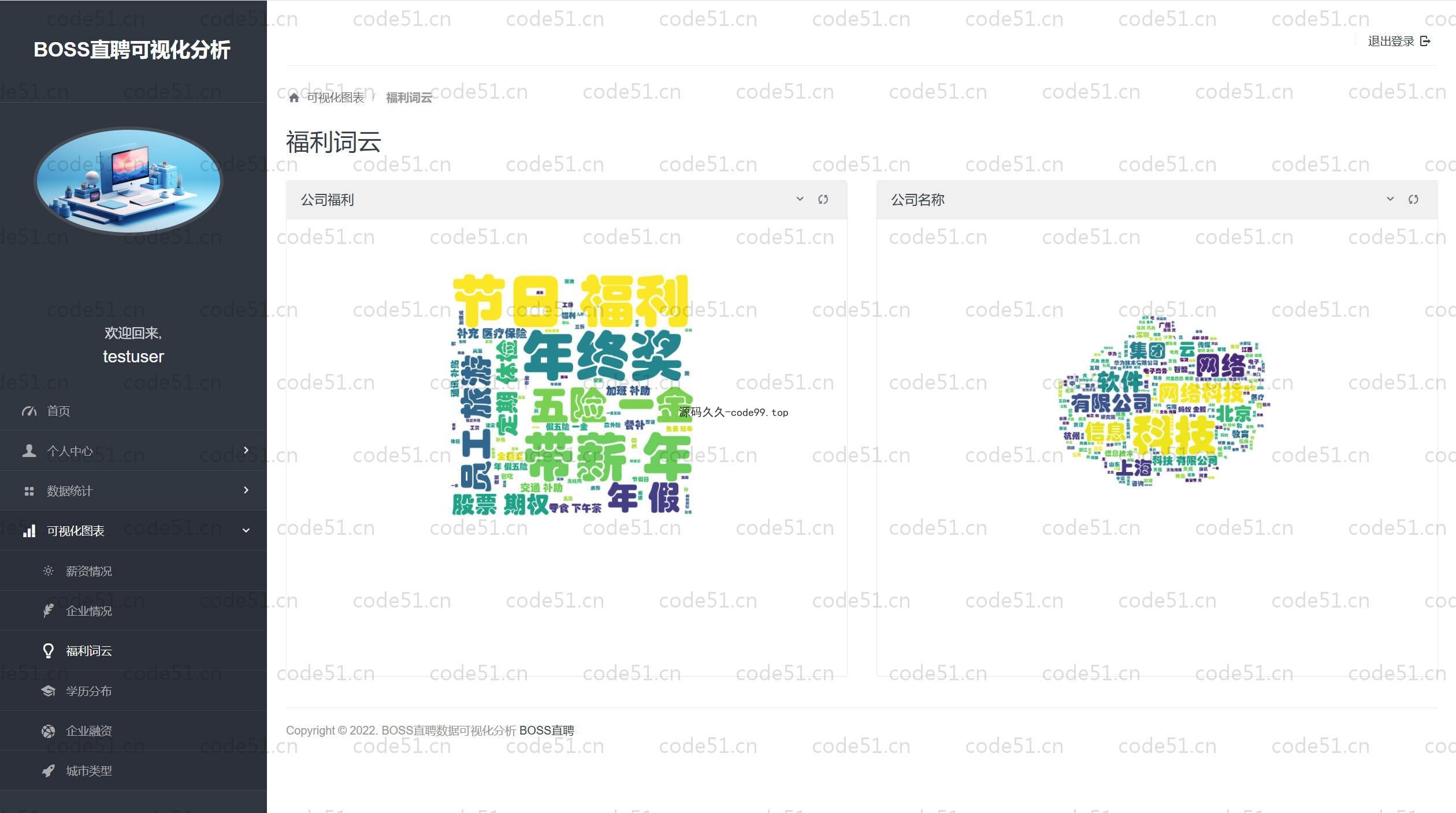 基于Python+Django+MySQL+招聘数据分析可视化系统