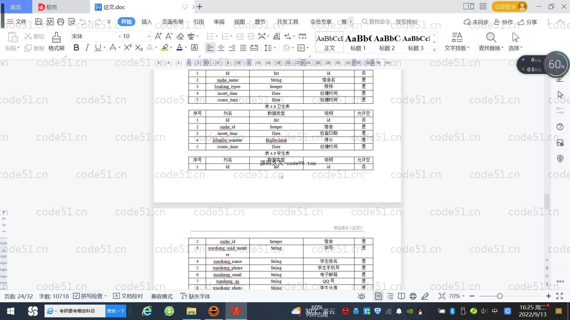 基于SpringBoot+MySQL+Vue.js的学生宿舍管理系统(附论文)